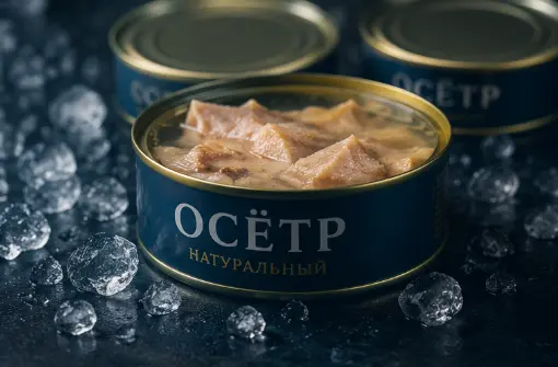 Консервы из осетра СК-АКВА